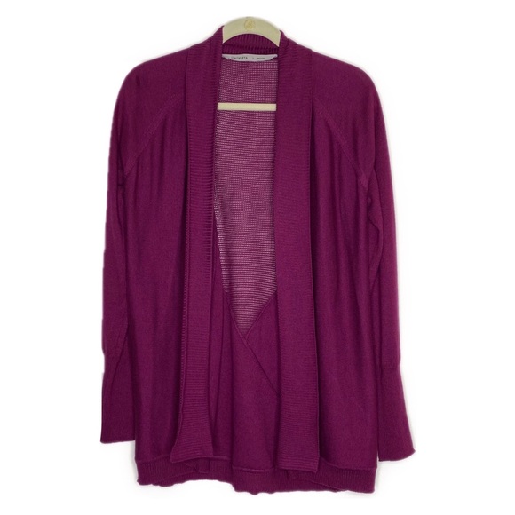 Athleta Sweaters - Athleta purple open front cardigan